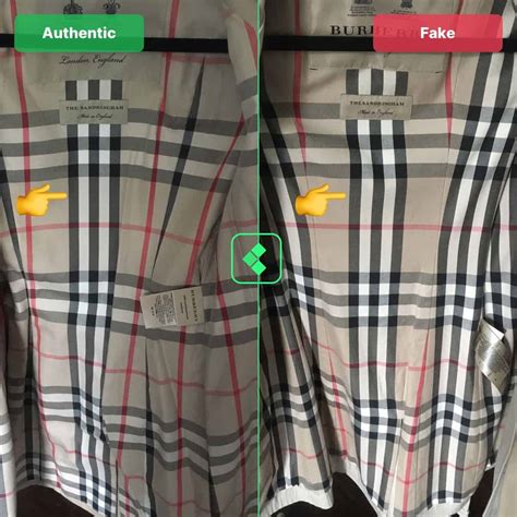 burberry original vs fake|identify burberry raincoat.